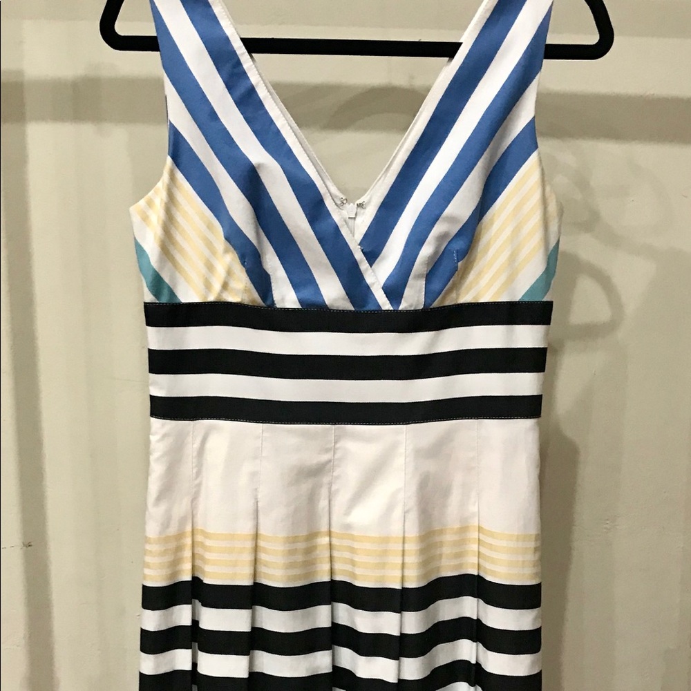 Kay Unger New York striped dress